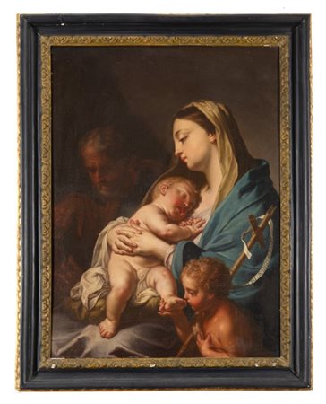 Francesco Trevisani (attr.)

"Sacra Famiglia con San Giovannino"
olio su tela (c