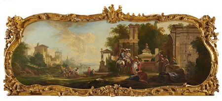 Artista francese attivo a Roma nel secolo XVIII

"Coppia di paesaggi con figure