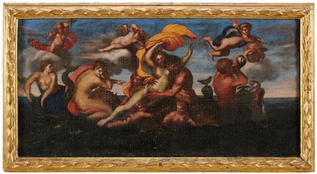 Scuola napoletana del secolo XVIII

"Anfitrite"
olio su tela (cm 36,5x74)
in co