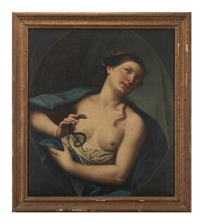 Scuola emiliana dell'inizio del secolo XVIII

"Cleopatra"
olio su tela (cm 77,5