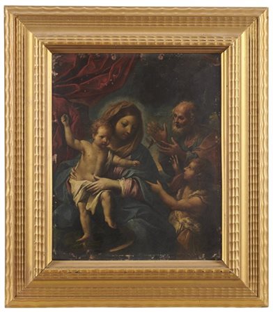 Scuola emiliana del secolo XVIII

"Sacra Famiglia con San Giovannino"
olio su r