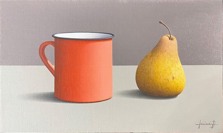 Domenico Luciani (1929 - 2001) Natura Morta olio su tela 15 x 25 cm. Firmato...