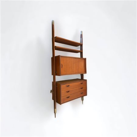 Libreria Manifattura italiana, anni '60 2.02 x 96 x 36cm. A due ripiani...