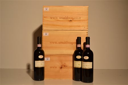 Sagrantino di Montefalco 25 anni A. Caprai2004 - 6 bt csl2003 - 6 bt csl2001...