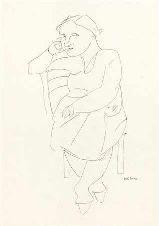 GINO MELONI (1905-1989) - Senza Titolo