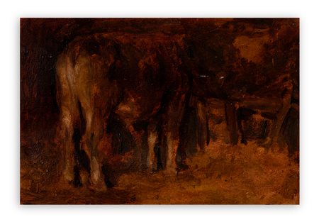 ERNESTO QUARTI MARCHIÒ (1907-1982) - In una stalla, 1929/1934