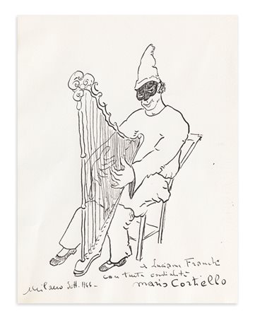 MARIO CORTIELLO (1907-1982) - Senza Titolo, 1966