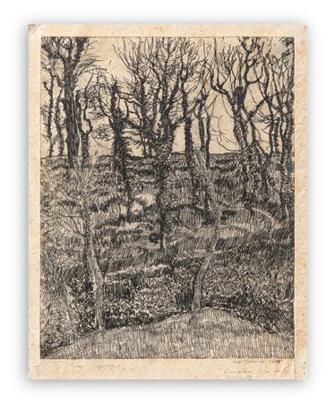 LUIGI BARTOLINI (1892-1963) - Bosco ceduo, 1914