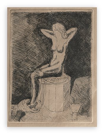 LUIGI BARTOLINI (1892-1963) - Senza Titolo, 1935