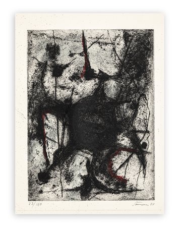 GIUSEPPE SANTOMASO (1907-1990) - Senza Titolo, 1958