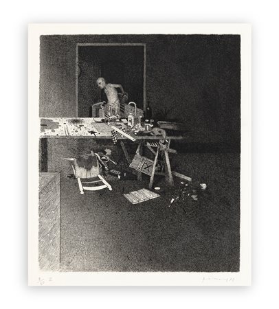 GIANFRANCO FERRONI (1927-2001) - Senza Titolo, 1971