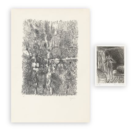 AUTORI VARI (AJMONE E SAVINIO) - Lotto unico composto da 2 opere grafiche