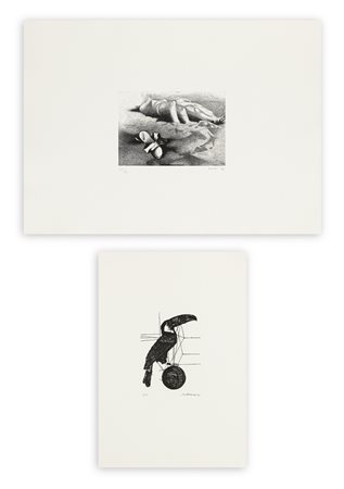 AUTORI VARI (TRUBBIANI E BOSCHI) - Lotto unico composto da 2 opere grafiche