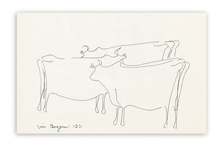 GINO BOGONI (1921-1990) - Senza Titolo, 1971