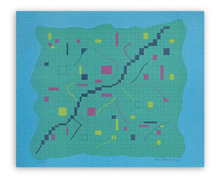 FULVIO BELMONTESI (1919-2000) - Distorsione logica - particelle, 1991