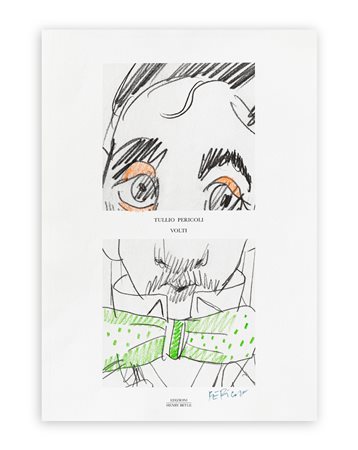 TULLIO PERICOLI (1936) - Senza Titolo (Volti)