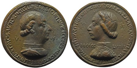 Parmense Gianfrancesco Enzola (Parma, 1430 ca. - Parma, 1513 ca.) 
Francesco I Sforza - Galeazzo  Maria Sforza 
 