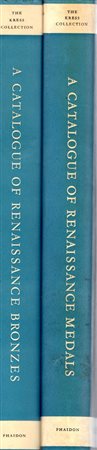  
HILL G. F. – POLLARD  G. – HENNESSY J. P. – Renaissance Medals from the Samuel H. Kress collection at the National Gallery of Art. – Renaissance bronzes  Relief . Plaquettes – Statuettes – Utensils and Mortars. London, 1965 – 1967.  2 vol. completi