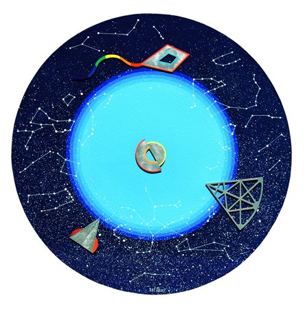 PEZZO Lucio, Cielo con costellazioni (progetto per l'Allegra Costa)