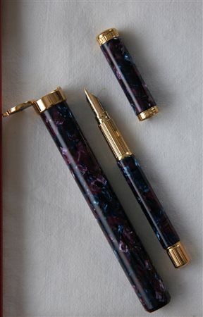 Waterman 200 Rhapsody - Lady Aghate stilografica - marmorizzata viola con...