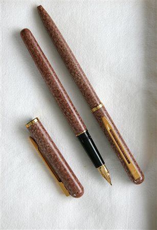 Waterman Commando stilografica + penna a sfera - marmorizzate tartaruga