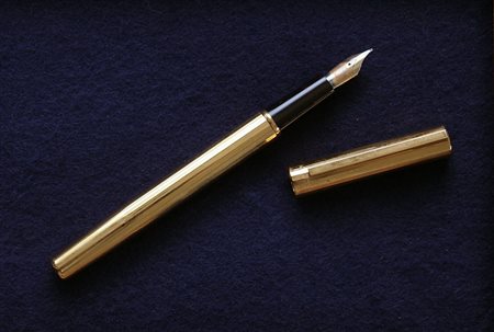Waterman Graduate stilografica con pennino oro 18 kt - laminato oro