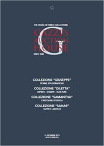 Asta del 16 Dicembre 2013 - Penne stilografiche, Dipinti Stampe Sculture, Cartoline d'Epoca, Tappeti Antichi