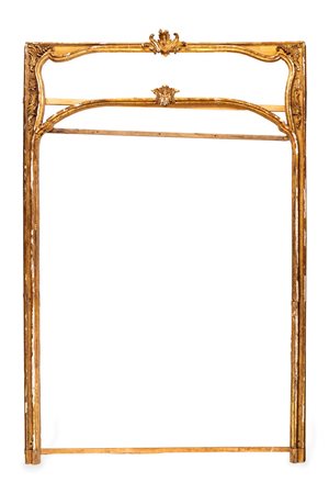  Grande fondo sala in legno dorato, XVIII secolo