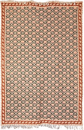  Tappeto/arazzo floreale punto catenella