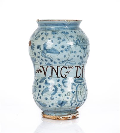  Antico albarello in maiolica