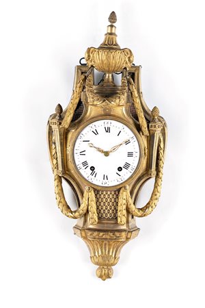  Cartel d'applique in bronzo dorato, Francia, seconda metà XVIII secolo