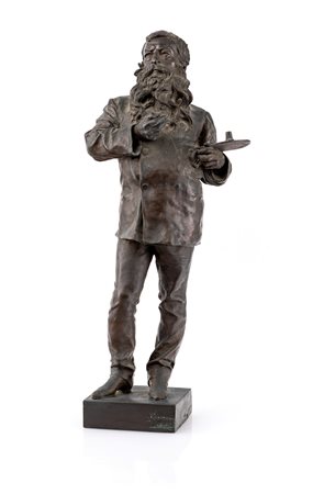 Vincenzo Gemito Ritratto del pittore Ernest Meissonier a figura intera