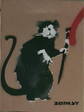 Dismaland Souvenir, 'Rat with brush'
