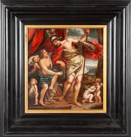 Pittore Romano del XVIII secolo Venere offre le armi ad Enea