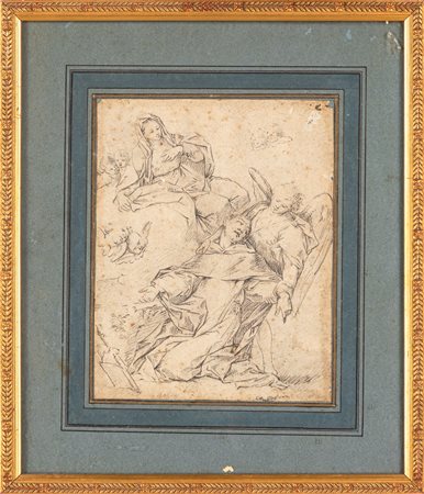 Scuola italiana del XVII secolo San Francesco in estasi