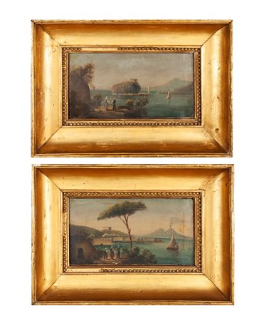 Scuola di Posillipo Vedute del golfo di Napoli