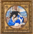 Anonimo del XVIII secolo La Vergine col Bambino, Santa Elisabetta e San Giovannino in un paesaggio