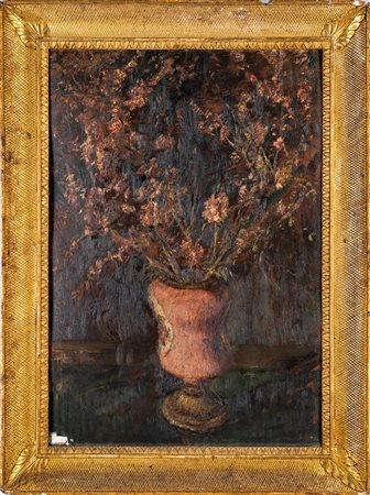 Scuola Italiana del XX secolo Natura morta con fiori