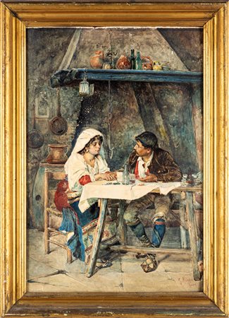 Giuseppe Raggio Intimità domestica (costumi ciociari)