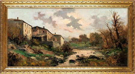 Ercole Magrotti paesaggio lombardo