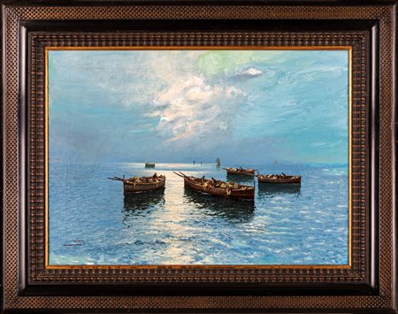 Giovanni Pietro Maria Cavalleri detto Rana Alba con pescatori