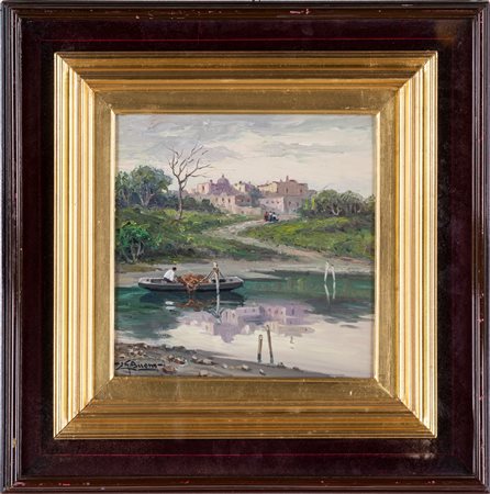 Leon Giuseppe Buono Pozzuoli vista da Agnano