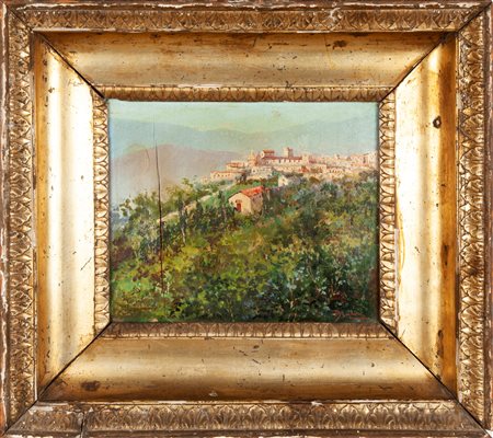 Pittore del XIX secolo Paese laziale