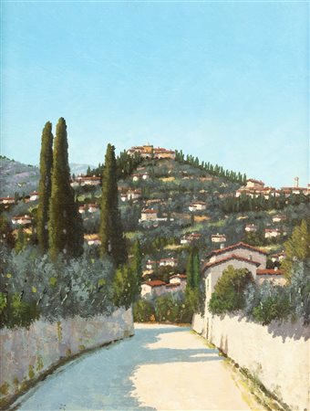 Giacomo Delcroix La strada per Fiesole
