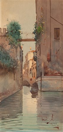  Veduta di canale veneziano