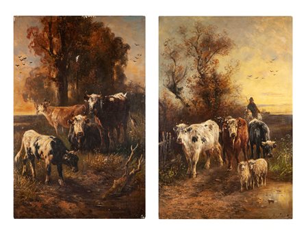 Henry Schouten Paesaggio con armenti