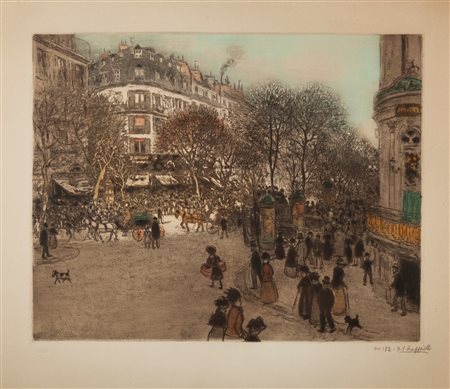 Jean-François Raffaëlli Boulevard a Parigi