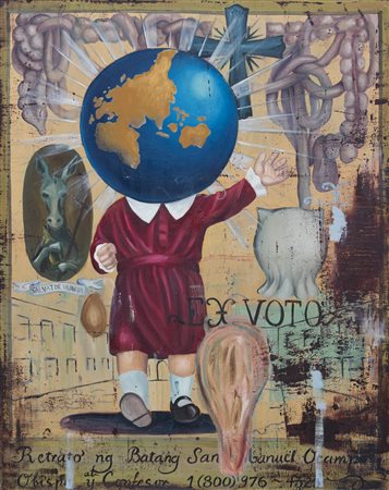 MANUEL OCAMPO Catholic School Dream Painting, 1995