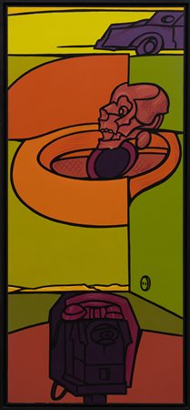 VALERIO ADAMI Giochi di strada, 1998