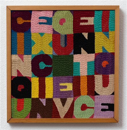 ALIGHIERO BOETTI Cinque x cinque venticinque, 1983